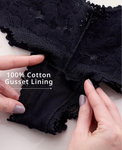 Flirty Lace Zoe Cheeky Panty 3-Pack for Women